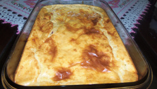 Torta de pão amanhecido