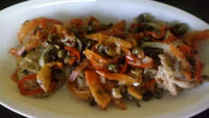 Filé de curvina no forno