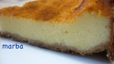 Bolo de queijo com mascarpone