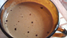 Cappuccino caseiro cremoso