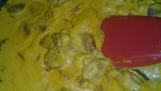 Calabresa ao creme de leite