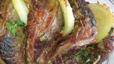 Filé de costela (entrecôte) no forno