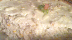 Torta delícia de bacalhau