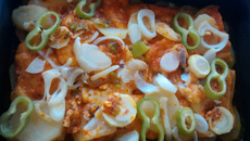 Filé de peixe ao forno arrumadinho