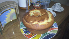 Bolo de laranja de liquidificador