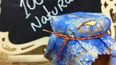 Geleia ardida como pimenta com laranja e maçã