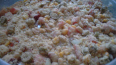 Farofa fria para churrasco