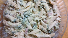 Macarrão com brócolis