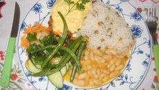 Peixe ao creme de milho