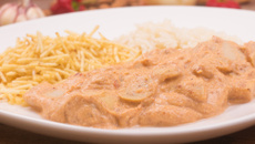 Estrogonofe especial de palmito