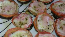 Brusqueta de berinjela