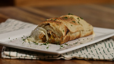 Rocambole de pão de forma