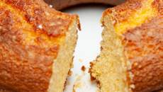 Bolo de milho com fubá