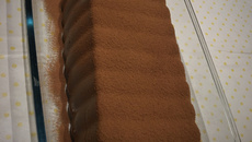 Mousse de corte de chocolate