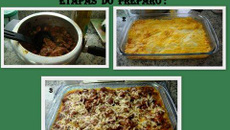 Moela com linguiça no purê de batata ao forno