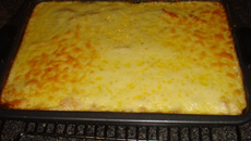 Frango com batata ao molho branco