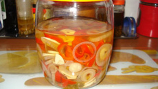 Conserva de pimenta dedo-de-moça