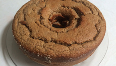 Bolo de banana com aveia simples