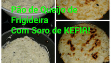 Pão de queijo de kefir de leite de frigideira