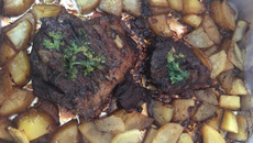 Carne assada no forno