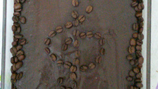 Bolo gelado de café