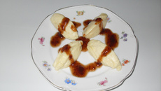 Mousse de chocolate branco e mascarpone