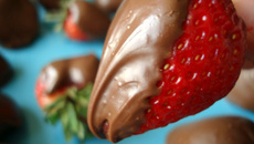 Morangos com Nutella