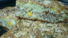 Torta de atum de liquidificador