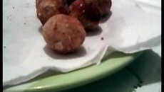 Bolinha de proteínas de soja