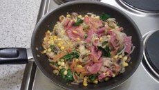 Macarrão rice noodles Chinês