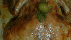 Frango assado muito simples e delicioso