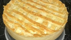 Torta de frango com massa podre