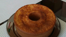 Bolo de laranja de liquidificador