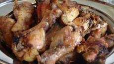 Coxinha da asa ao perfume de sementes de coentro