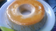 Pudim fácil de maria mole