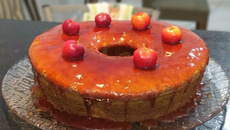 Bolo de acerola do Delair