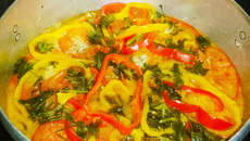 Moqueca baiana de peixe e frutos do mar
