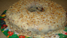 Bolo de castanha de cajú