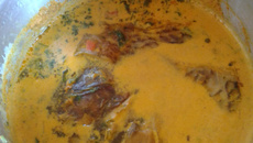 Minha tilápia ao creme