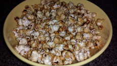 Pipoca doce caramelizada diet