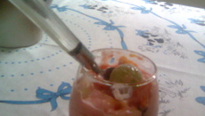 Salada de frutas com Gelatina