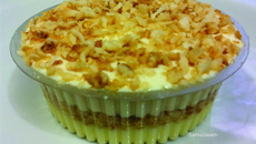 Sobremesa de coco queimado