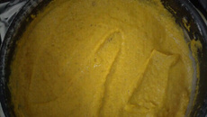 Purê cremoso de cenoura