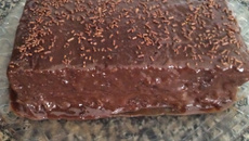 Bolo de chocolate cremoso