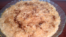 Arroz doce com amendoim