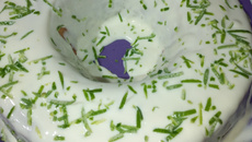 Cobertura de creme de leite