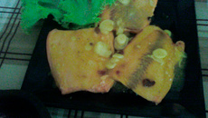 Salmão com molho de champignon