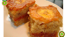 Bolo de banana com goiabada