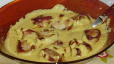 Medalhão de frango ao molho de milho