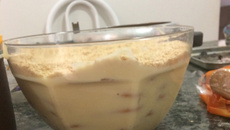 Pavê de bolacha maisena